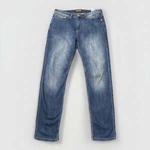 Duer‎ Du/er Jeans Mens 33x31 Blue Denim Temperature Control L2X Slim Fit Jeans